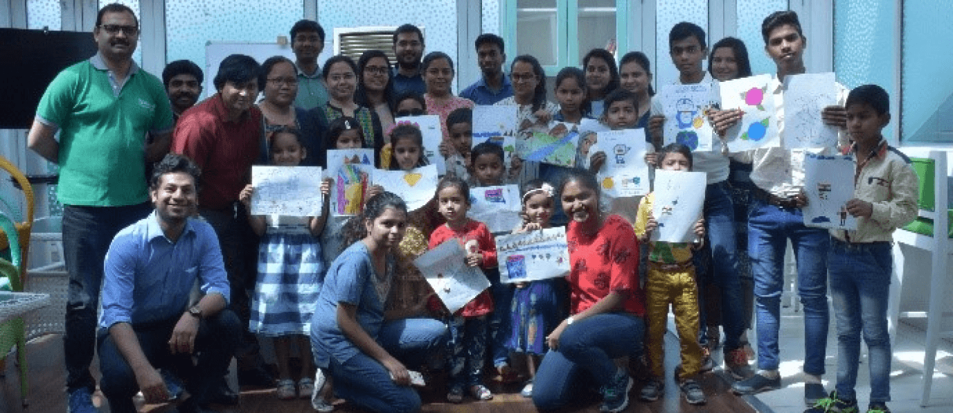 Fun painting competition organised for IPEans’ ‘little ones’ during Children Day’s celebrations.